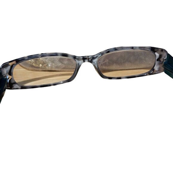 Reading Glasses Frame Jones New York Women's Rectangular +1.50 Tortoise & Teal - Picture 3 of 9